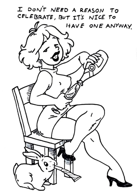Helen and Farfel greeting card